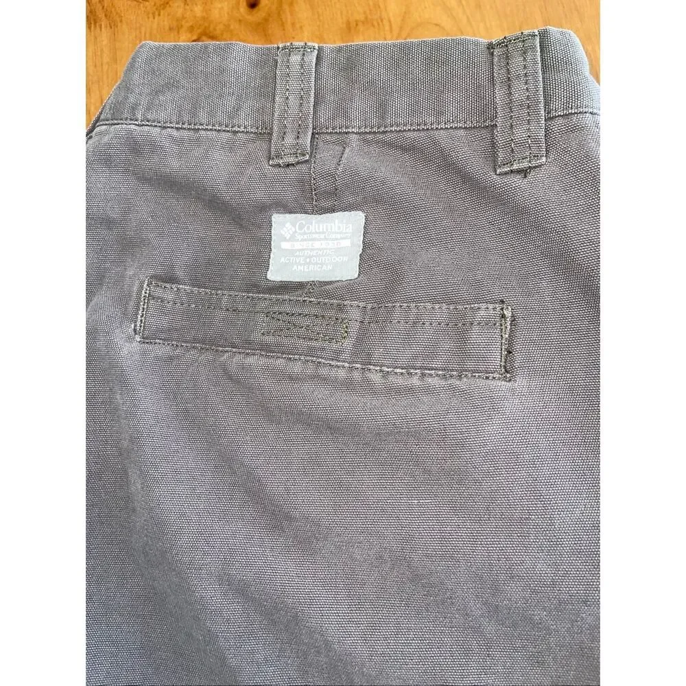 Columbia Men’s Jeans 40x30 Rugged‎ Outdoor Hiking Grey 5-Pocket